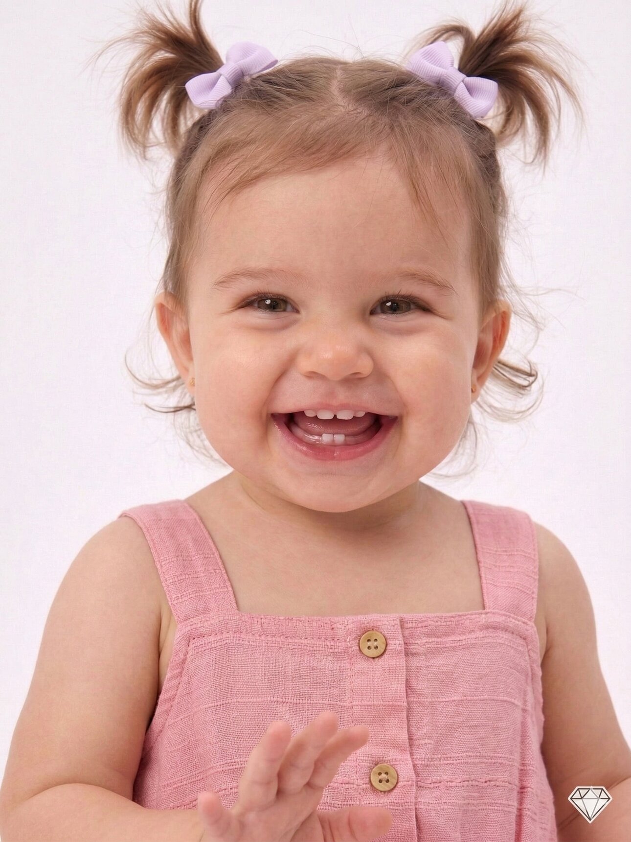 Pamuklu Mutluluk Kız Bebek 1li Tulum Takım