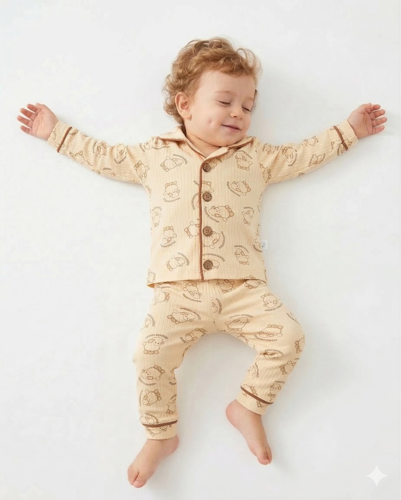 Pamuklu Animals Desenli 2li Pijama Takım