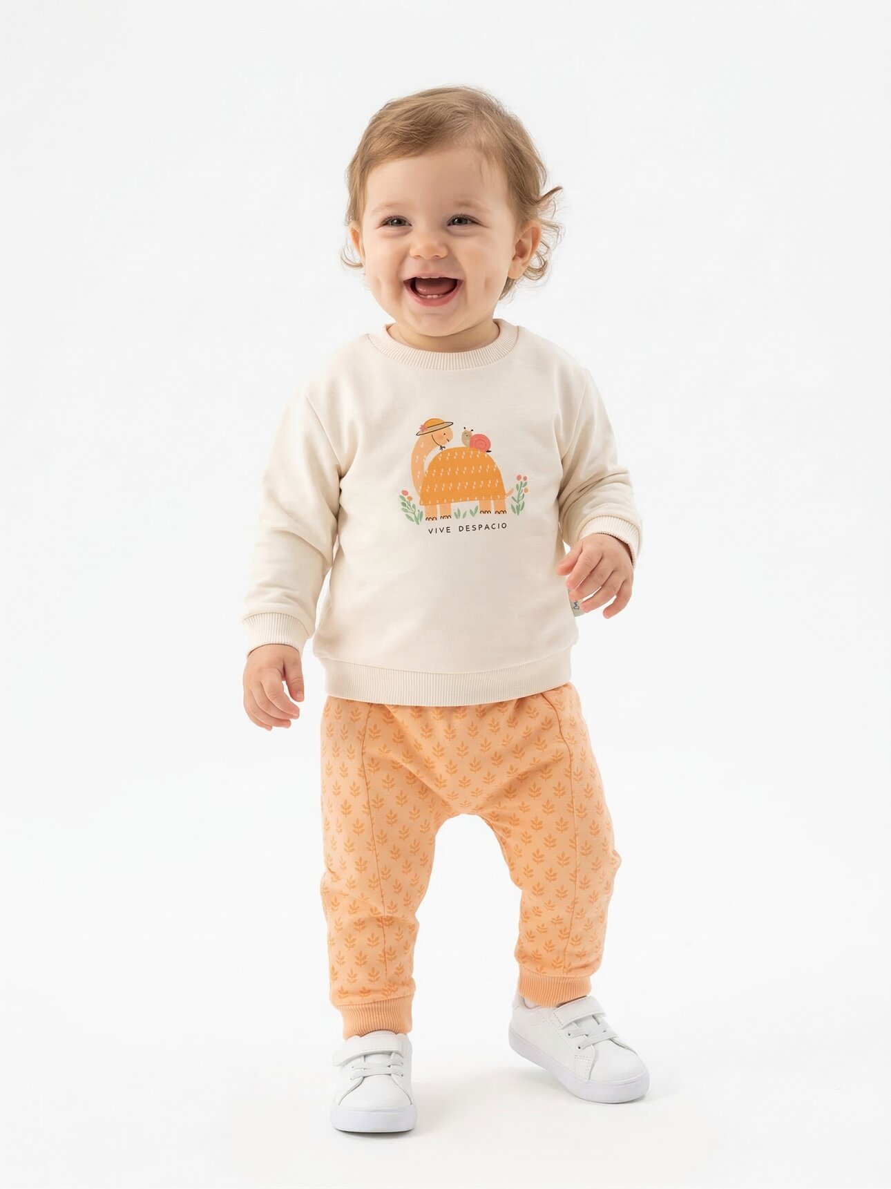 Pamuklu kamplumbağa Detaylı 2li Kız Bebek Takım