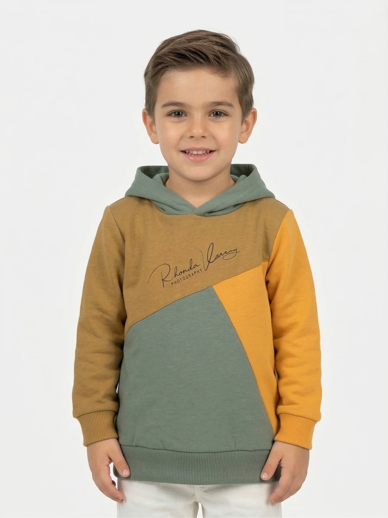 Kışlık Pamuklu Kapüşonlu Erkek Çocuk Sweatshirt
