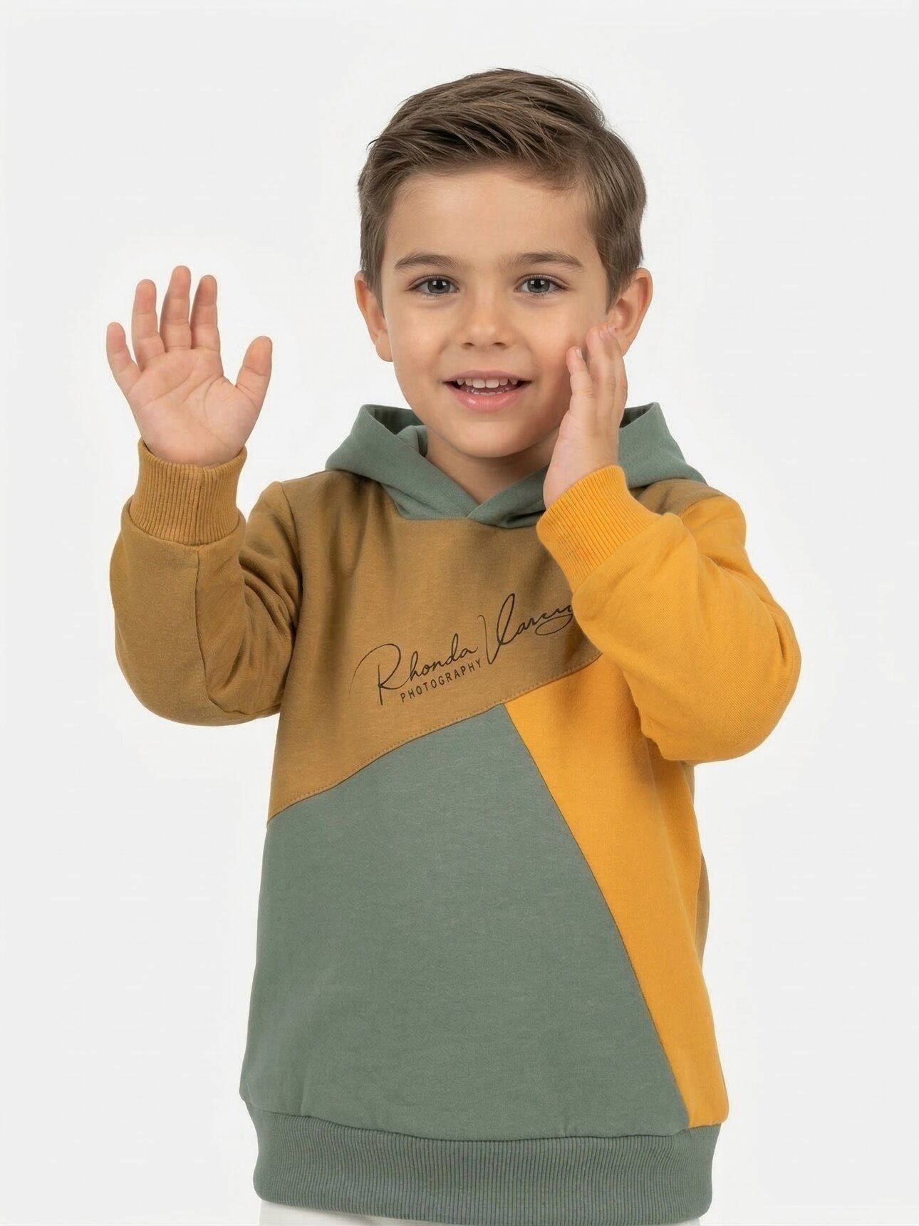 Kışlık Pamuklu Kapüşonlu Erkek Çocuk Sweatshirt