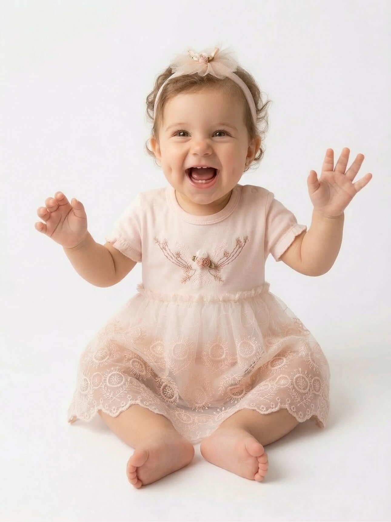 Organik Dantel Detaylı Kız Bebek 2li Takım