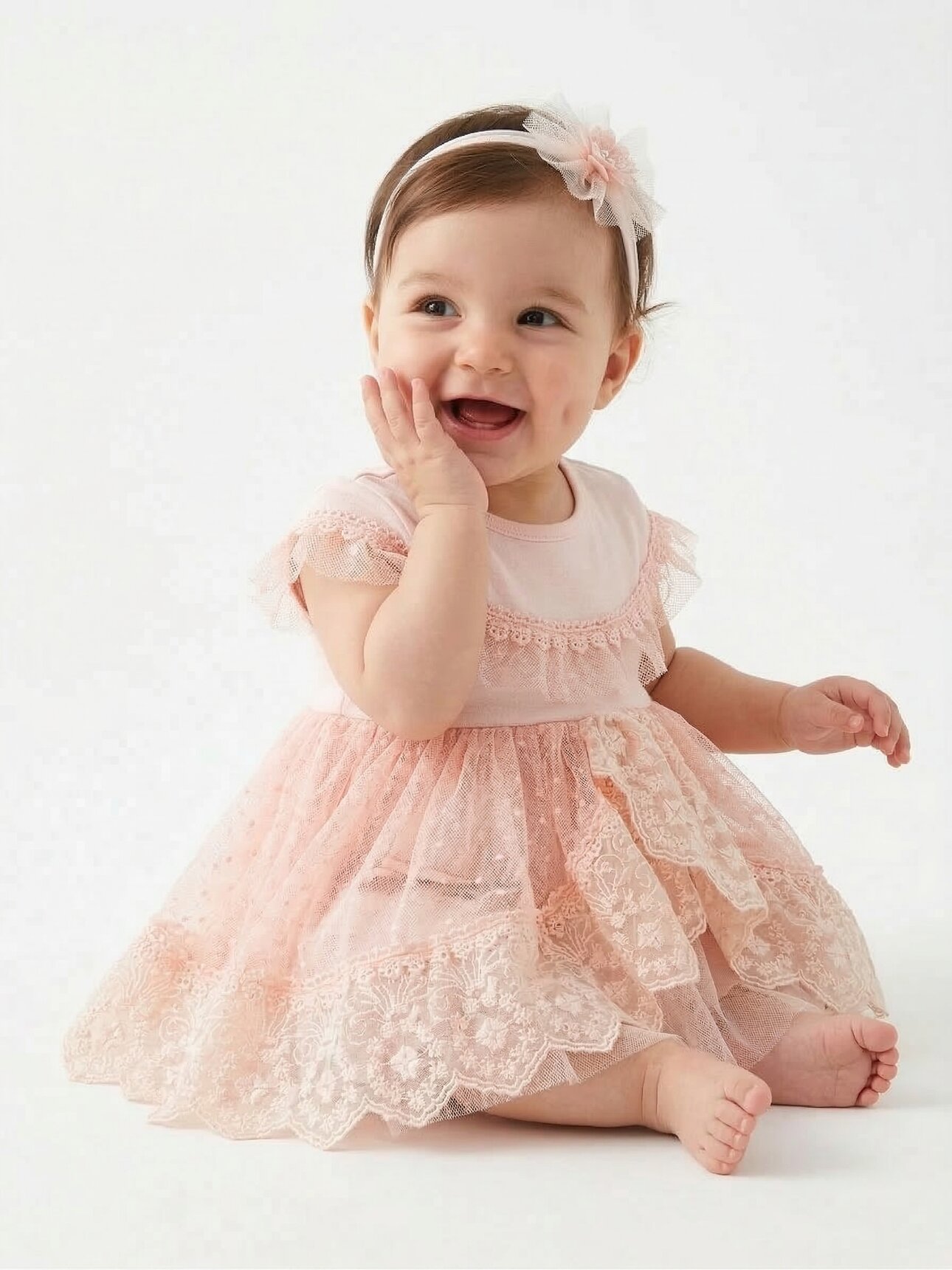 Organik Dantel Detaylı Kız Bebek 2li Takım