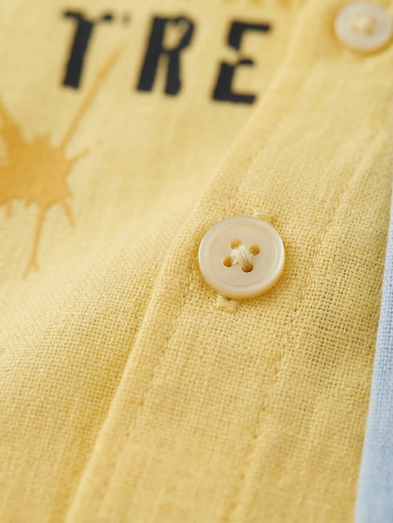 Yazlık Pamuklu TREK Baskılı Kısa Kollu Erkek Çocuk Gömlek