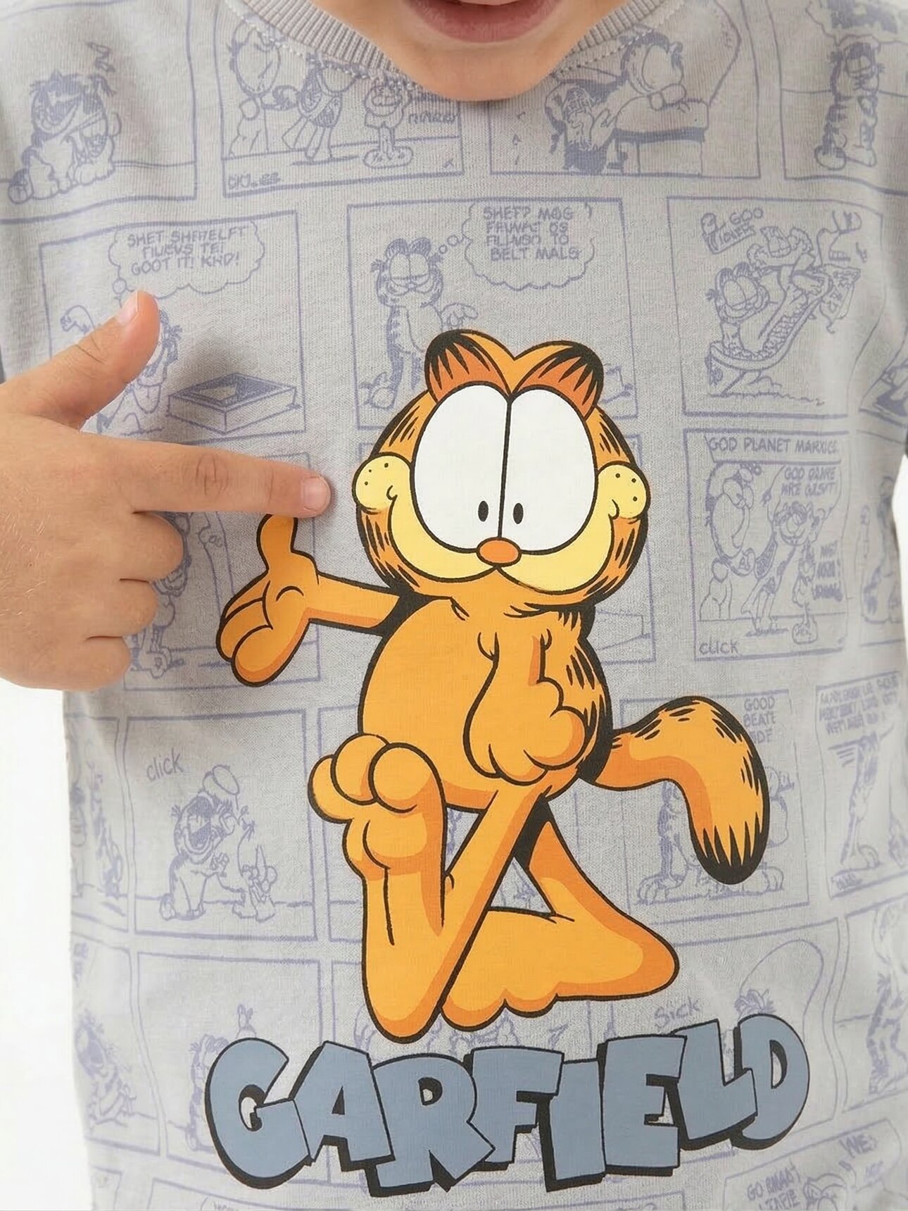 GRI BİSİKLET YAKA KISA KOLLU TSHIRT