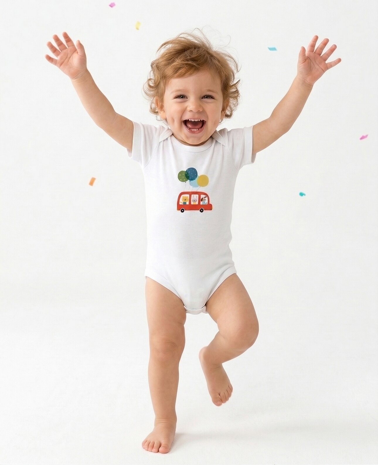 Organik %100 Pamuklu Çıtlıtlı Erkek Bebek Badi Zıbın