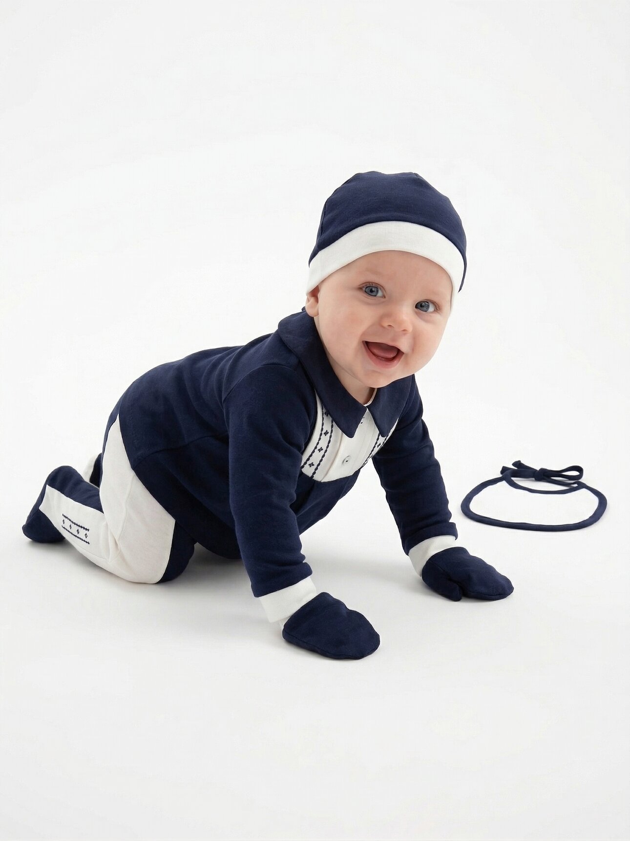 Pamuklu Bebe Yaka Sırtı Boydan Çıtçıtlı Kız Bebek 5li Hastane Çıkışı