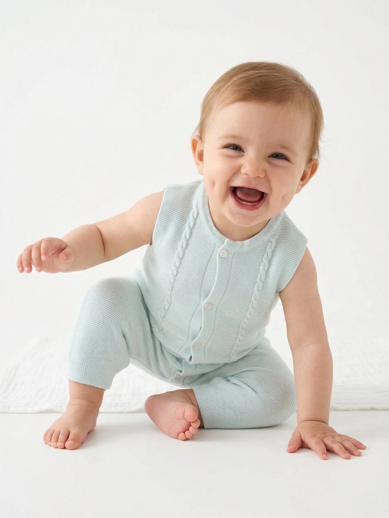 Organik Pamuklu Yazlık Triko Merserize Kız Bebek Tulum