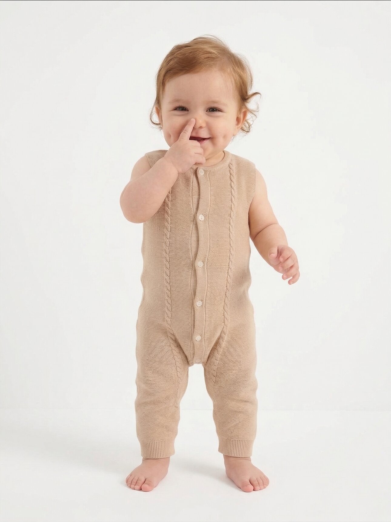 Organik Pamuklu Yazlık Triko Merserize Kız Bebek Tulum