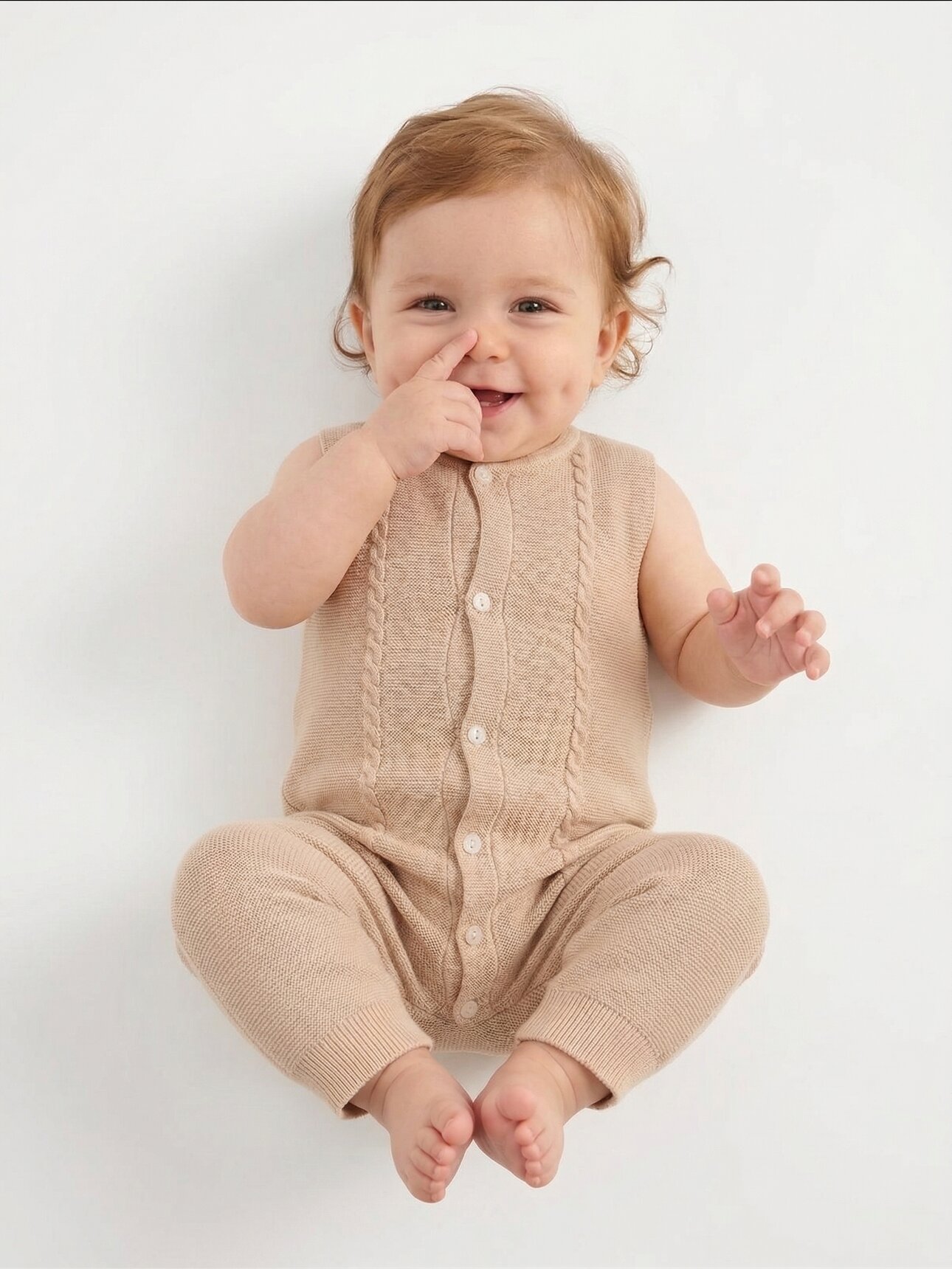 Organik Pamuklu Yazlık Triko Merserize Kız Bebek Tulum