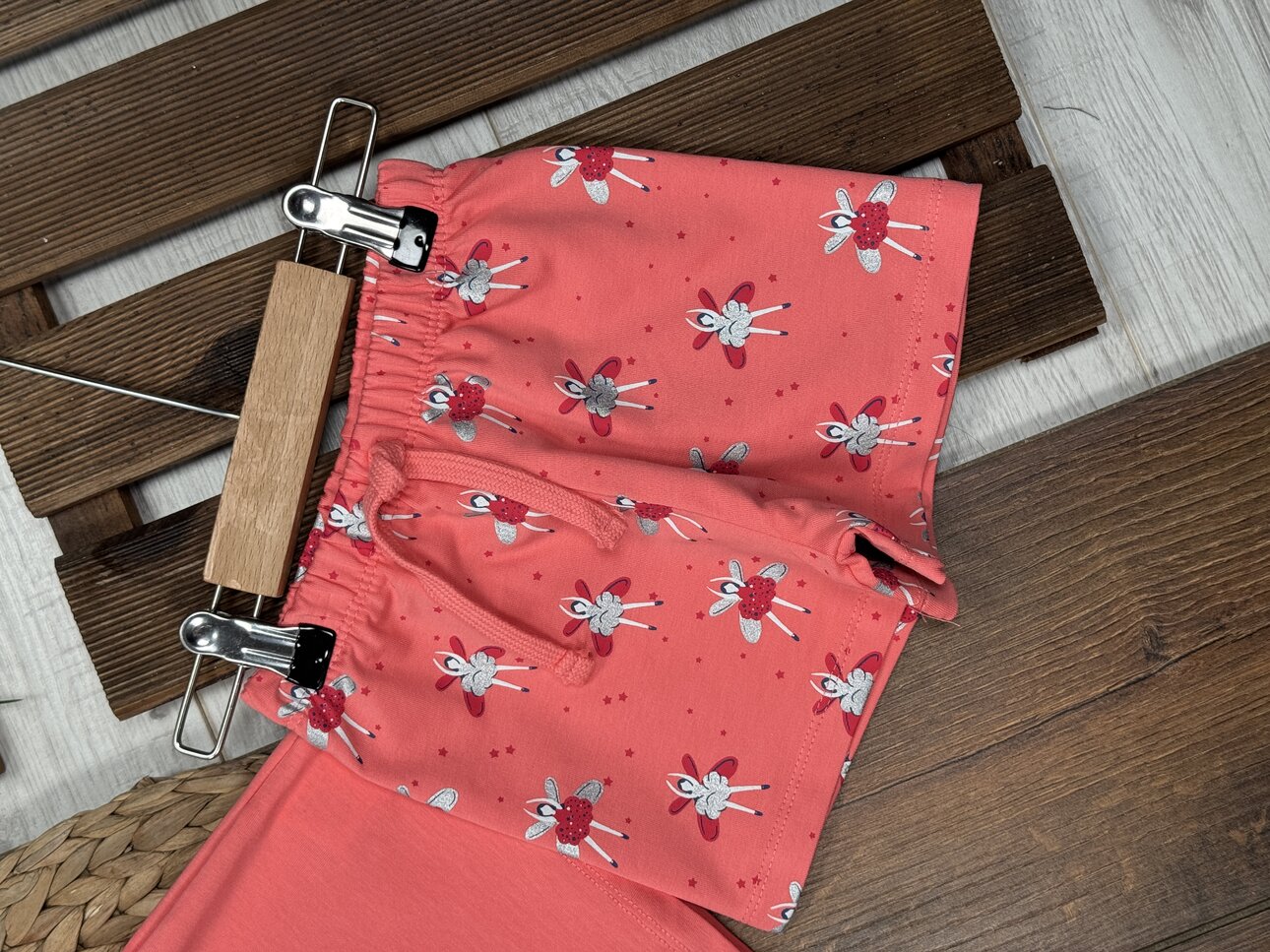 Pamuk Yıldız Desenli Kız Bebek Şortlu 2li Takım