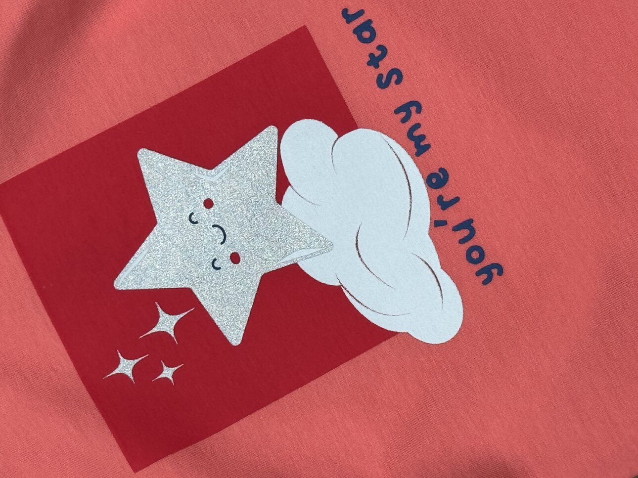 Pamuk Yıldız Desenli Kız Bebek Şortlu 2li Takım