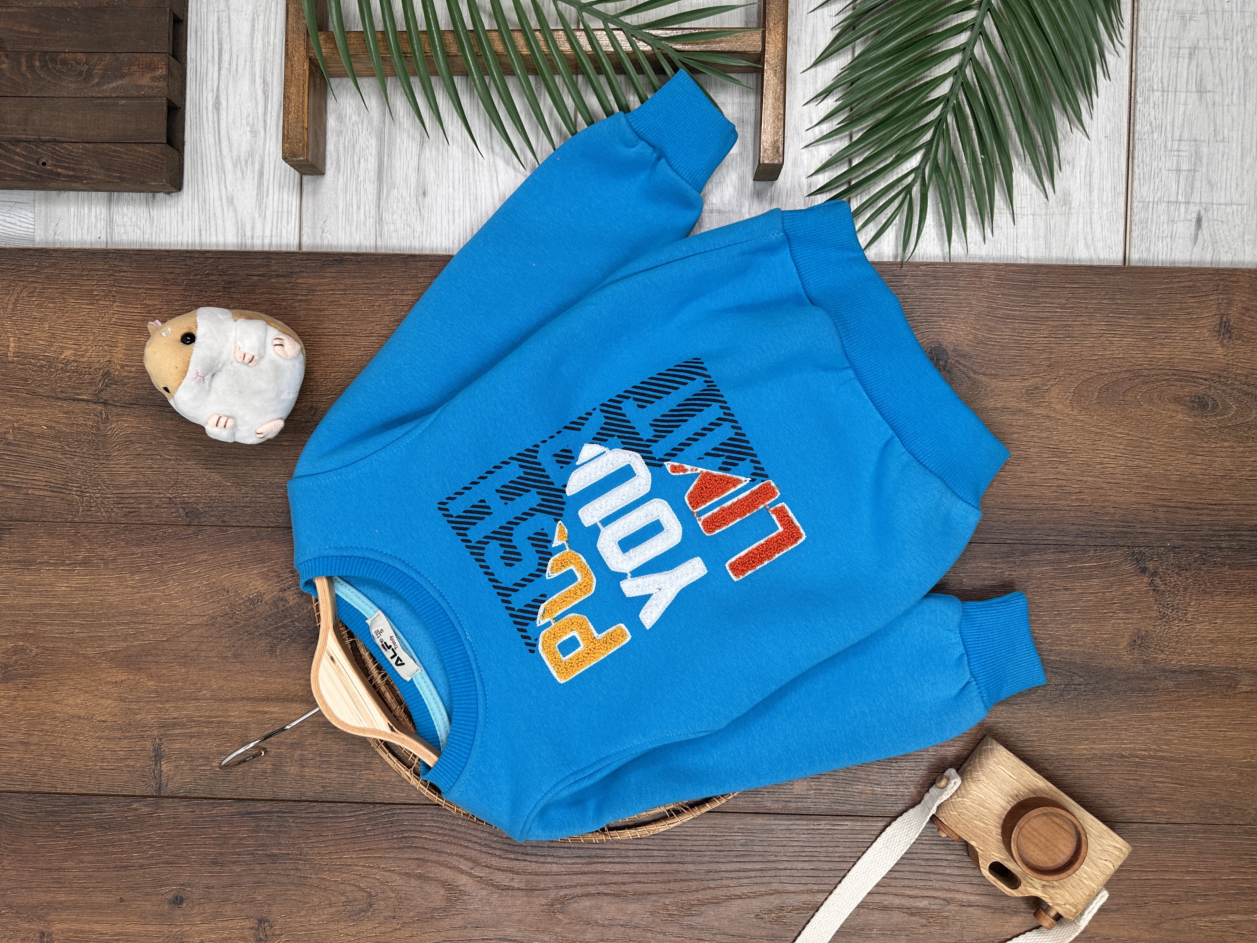 PUSH YOUR LIMIT YAZILI, PAMUKLU, MEVSİMLİK, GÜNLÜK, ERKEK ÇOCUK & BEBEK SWEATSHIRT
