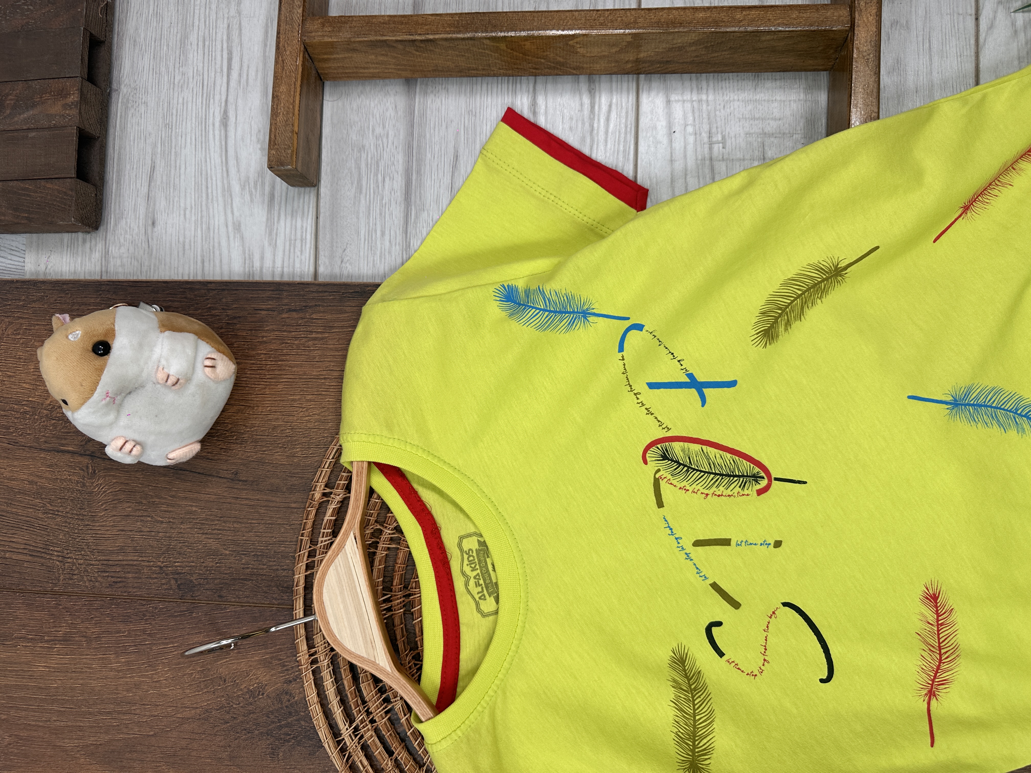 YEŞİL KISA KOLLU ERKEK PAMUKLU ÇOCUK & BEBEK TSHIRT
